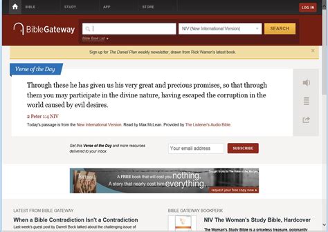 bible gateway company.